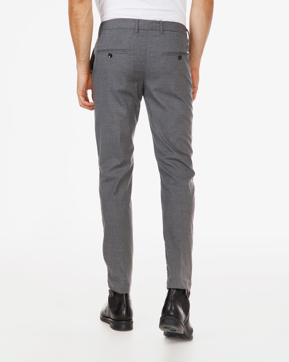 Pantalone regular fit in flanella – Markup Italia