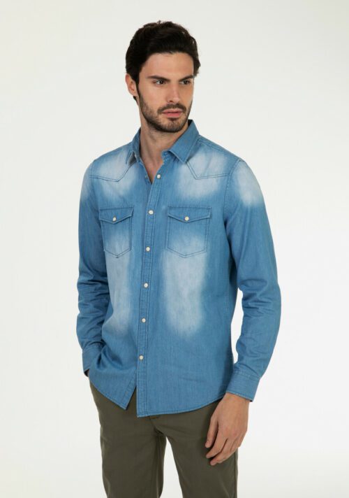 Camicia denim leggero