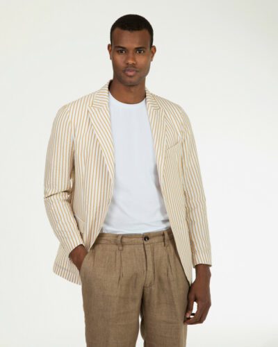 Blazer monopetto rigato