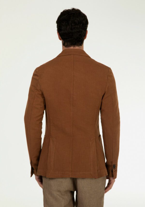 Blazer doppiopetto in lino
