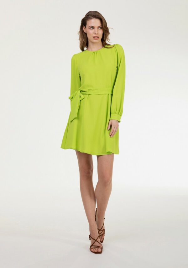 Abito in crepe de chine