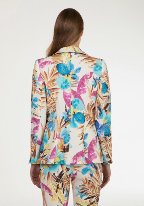 Blazer stampa fiori