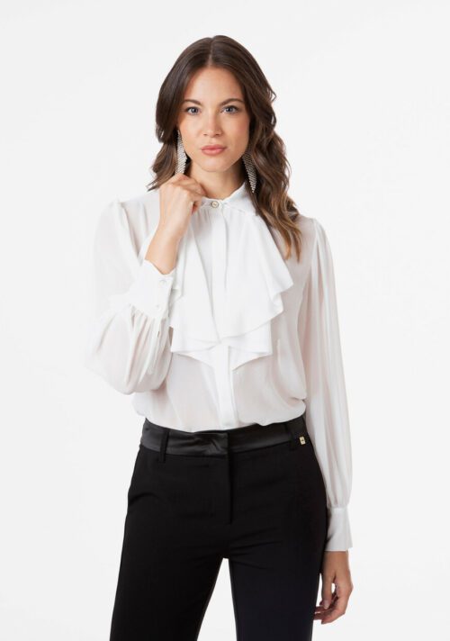 Camicia con rouches