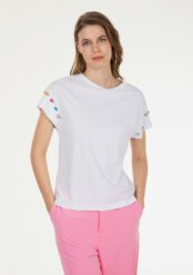 T-shirt con pietre