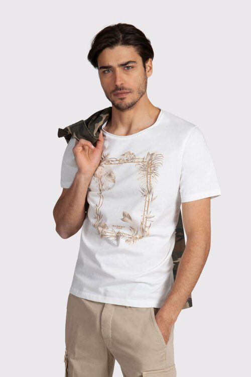 T-shirt stampa tropical