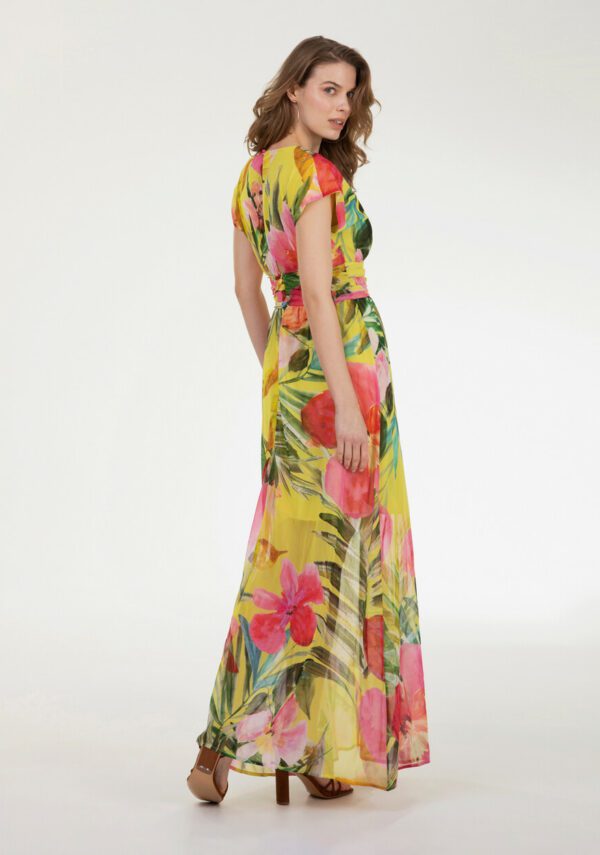 Abito georgette stampa fiori