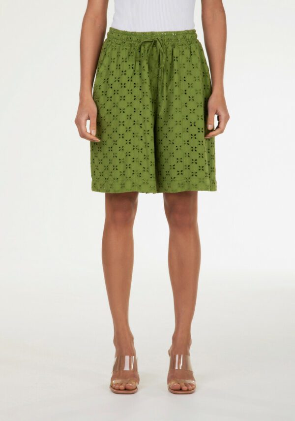 Shorts in pizzo sangallo