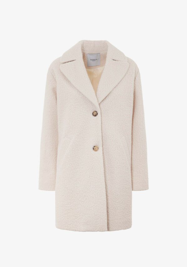 Cappotto lungo boucle