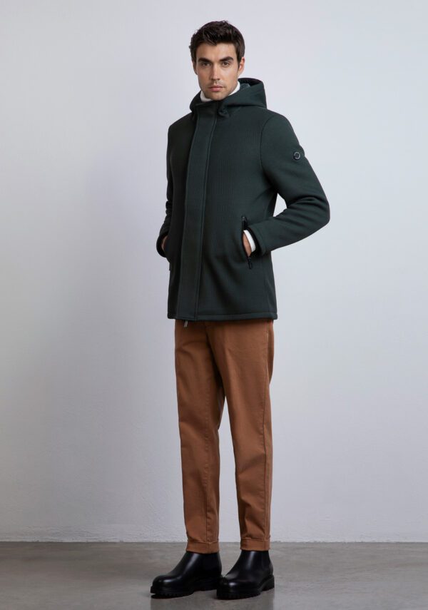 Parka in maglia tecnica