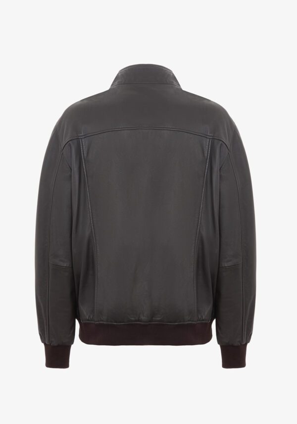 Bomber lupetto vera pelle