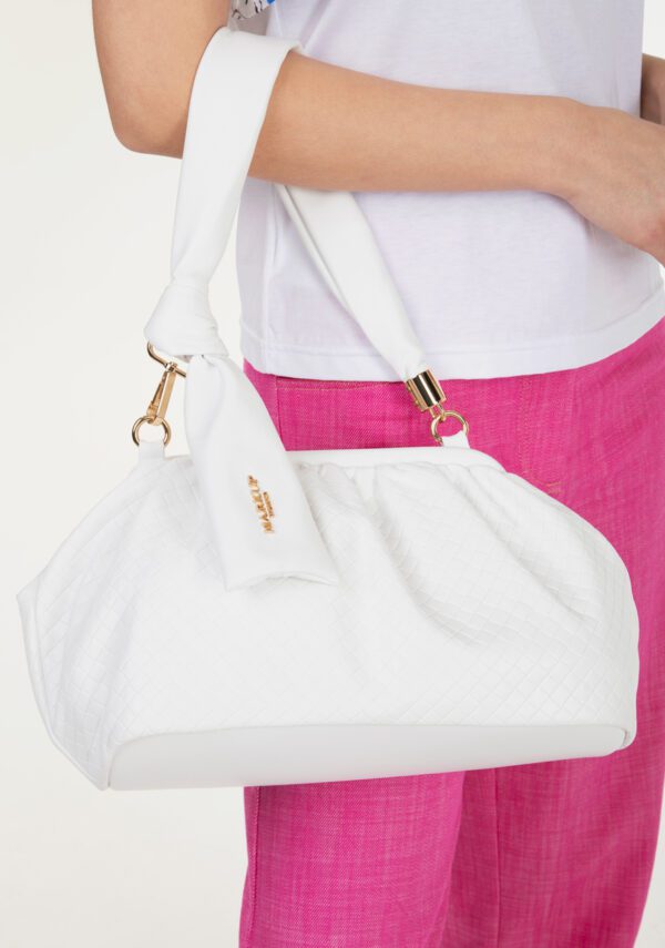 Borsa a spalla intrecciata