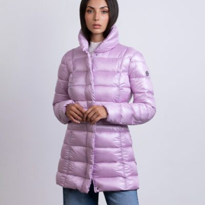 Piumino collo alto