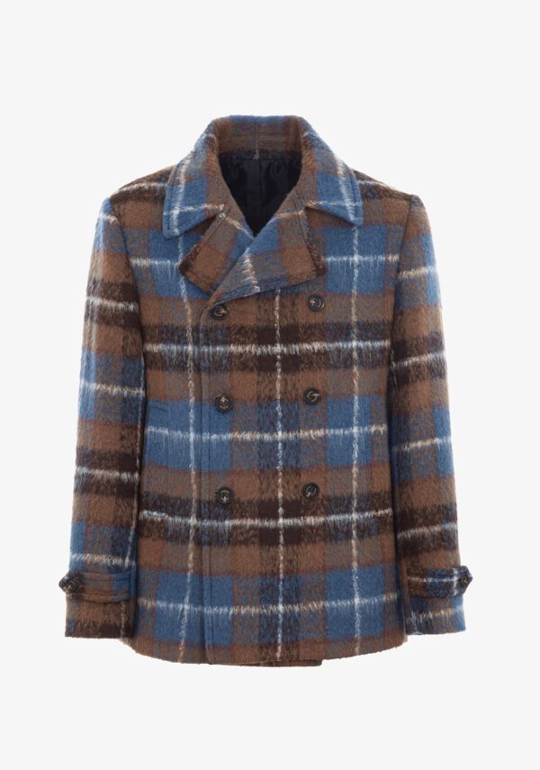 Peacoat a quadri