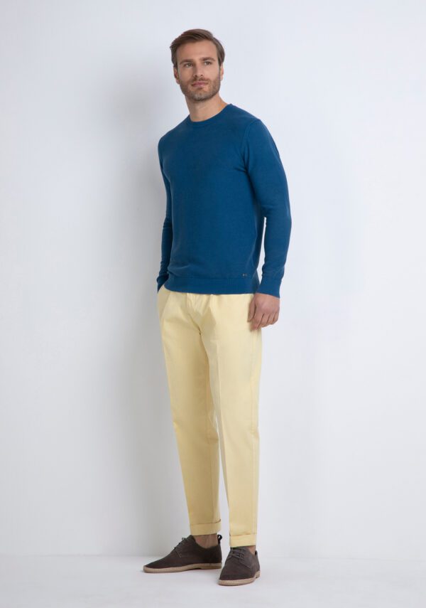 Maglia girocollo punto riso
