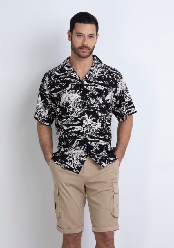 Camicia stampa palme