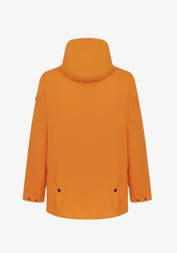 Parka con cappuccio gommato