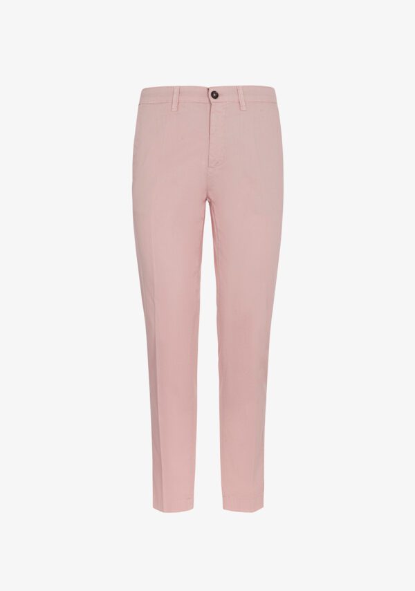 Pantaloni regular dobby