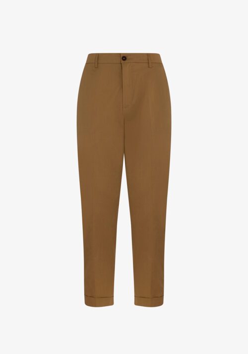 Pantaloni cropped pima cotton