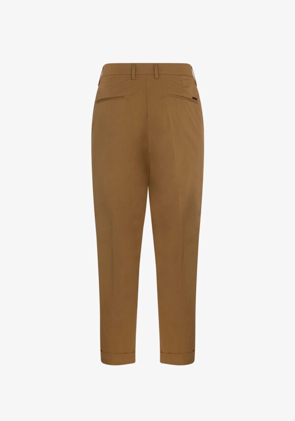 Pantaloni cropped pima cotton