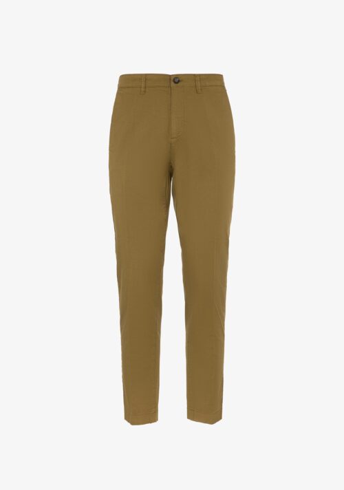 Pantaloni capri satin