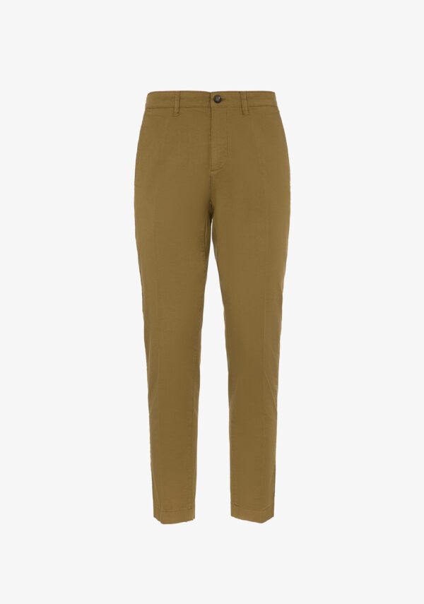 Pantaloni capri satin