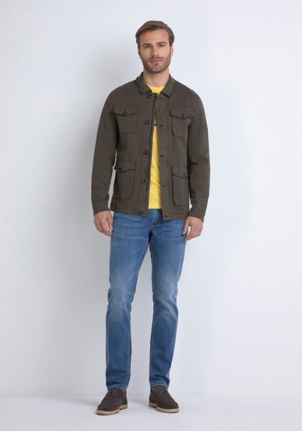 Overshirt in twill