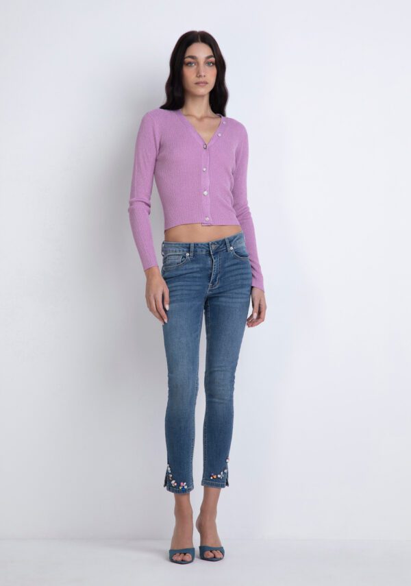Cardigan lurex