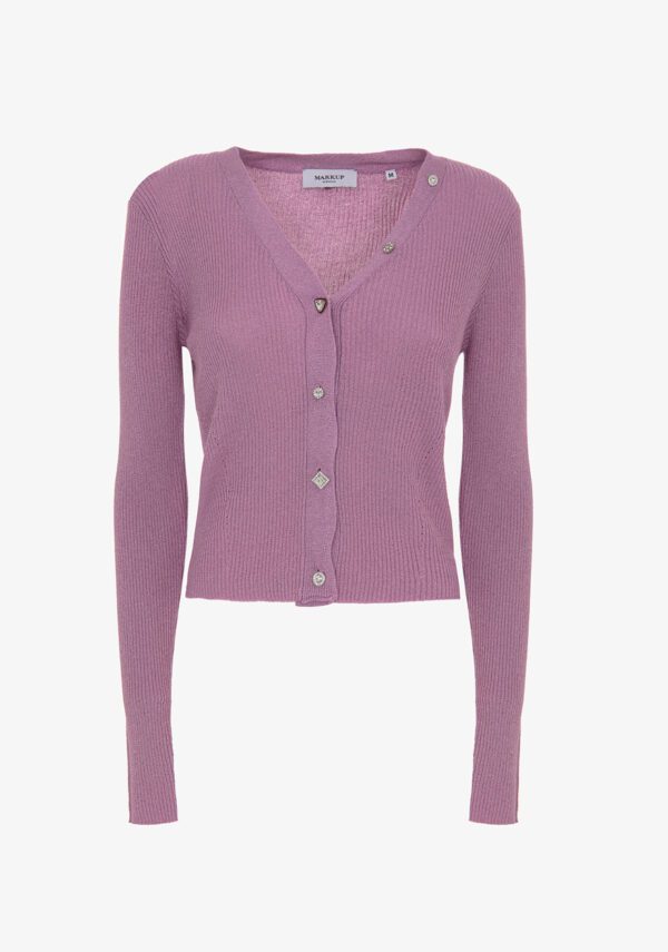 Cardigan lurex