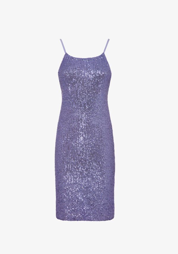 Abito corto in paillettes
