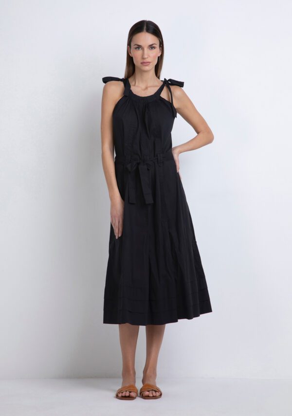 Abito midi in cotone