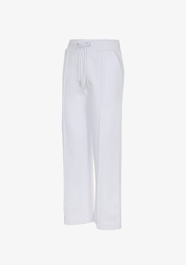 Pantalone cropped in felpa
