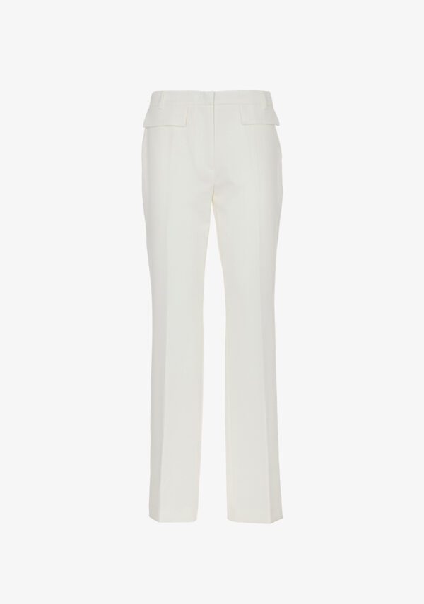 Pantalone flare in tessuto bielastico