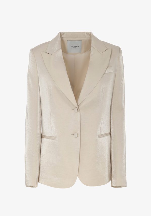 Blazer tessuto cangiante