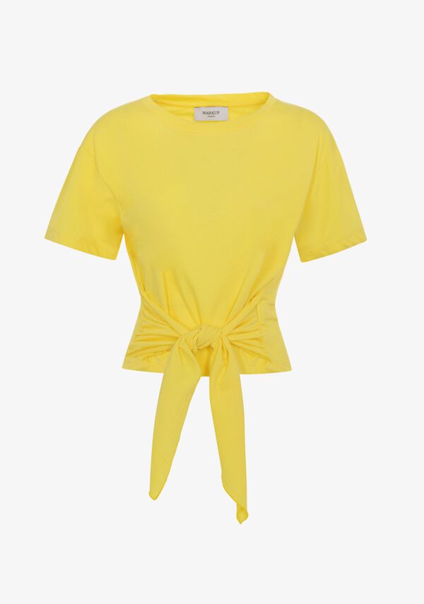 T-shirt con nodo