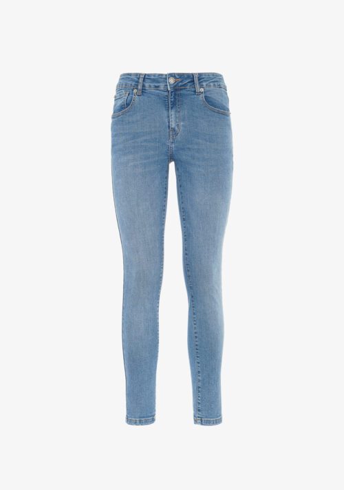 Jeans denim skinny lavaggio chiaro