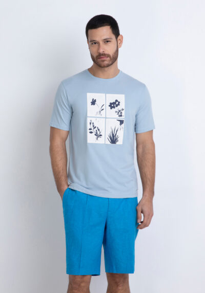 T-shirt stampa riquadri