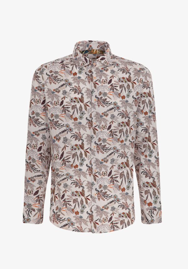 Camicia righe e fiori