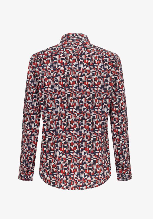 Camicia stampa geometrica