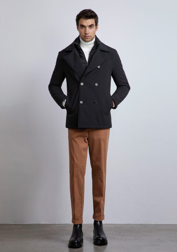 Peacoat in tessuto tecnico