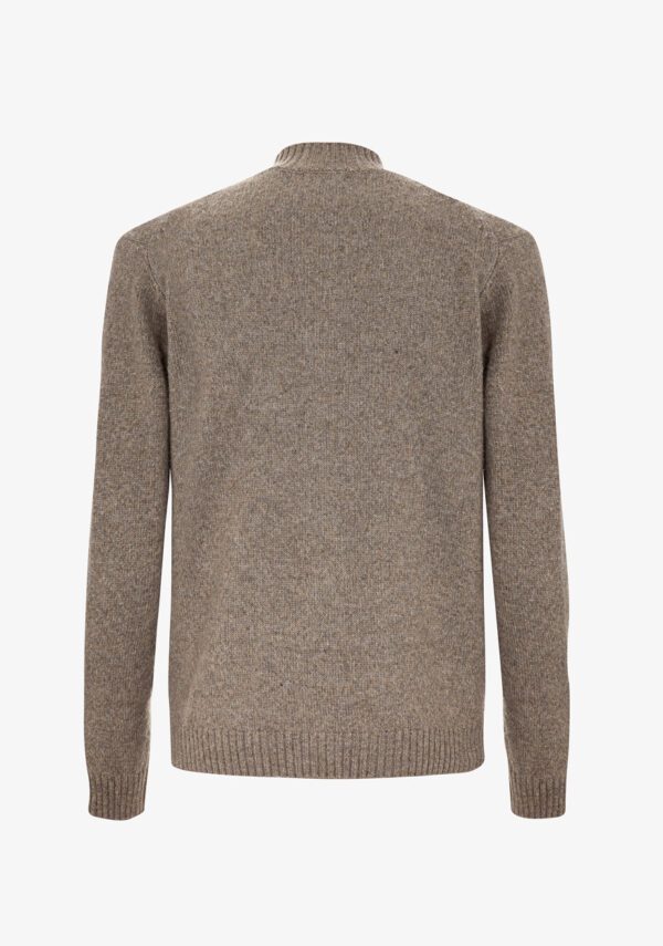 Lupetto zip melange