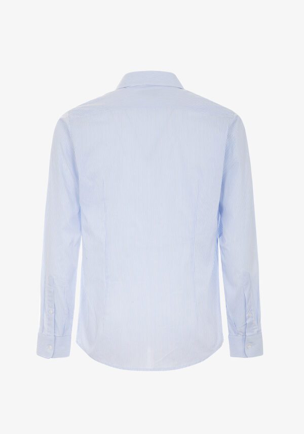 Camicia collo francese rigata
