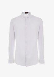 Camicia collo francese manica lunga