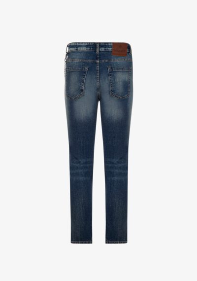 Jeans regular fit con strappi