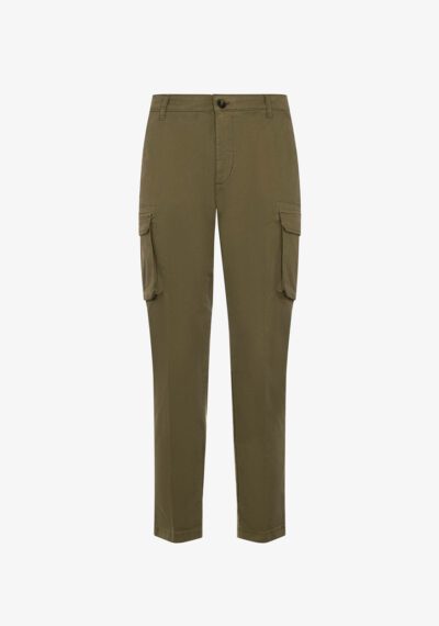 Pantalone cargo twill