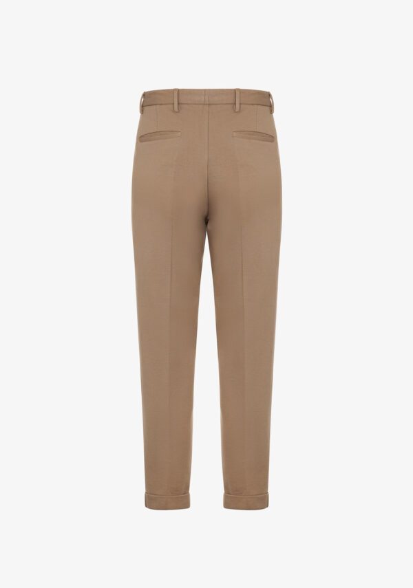 Pantalone cropped carrot punto milano