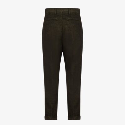 Pantalone regular pince tinto capo