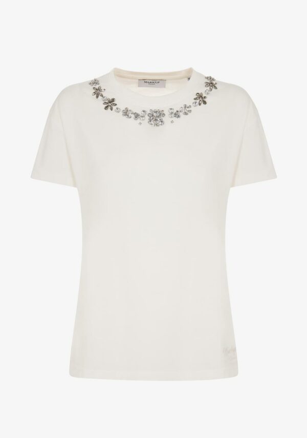 T-shirt con applicazioni