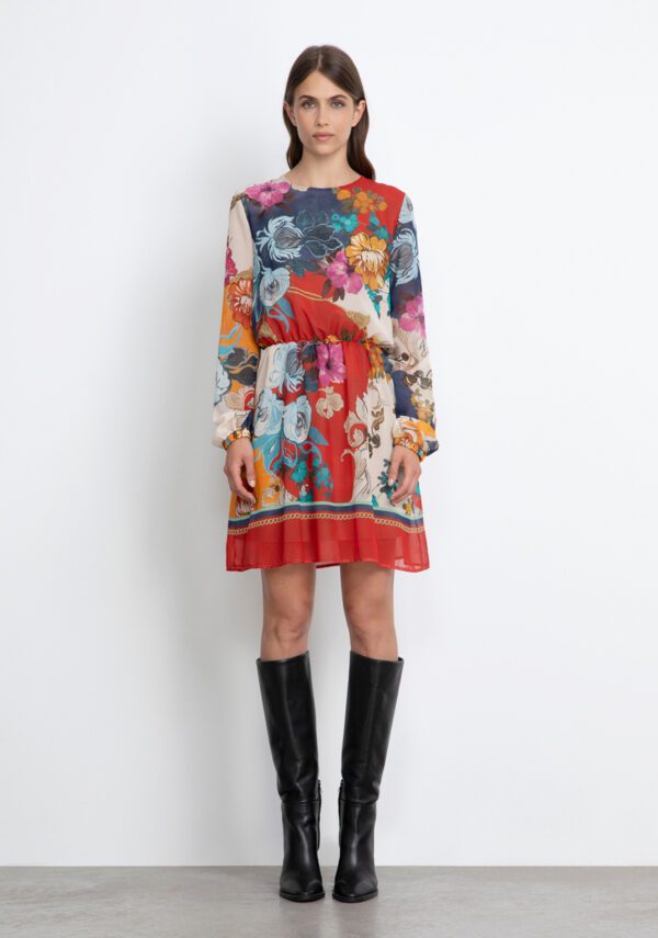 Abito stampa foulard