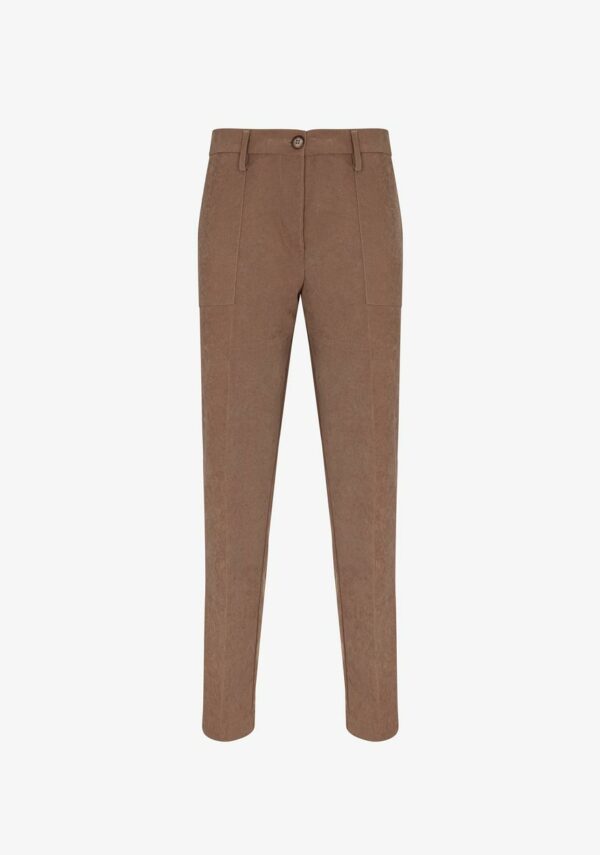 Pantalone velluto diagonale