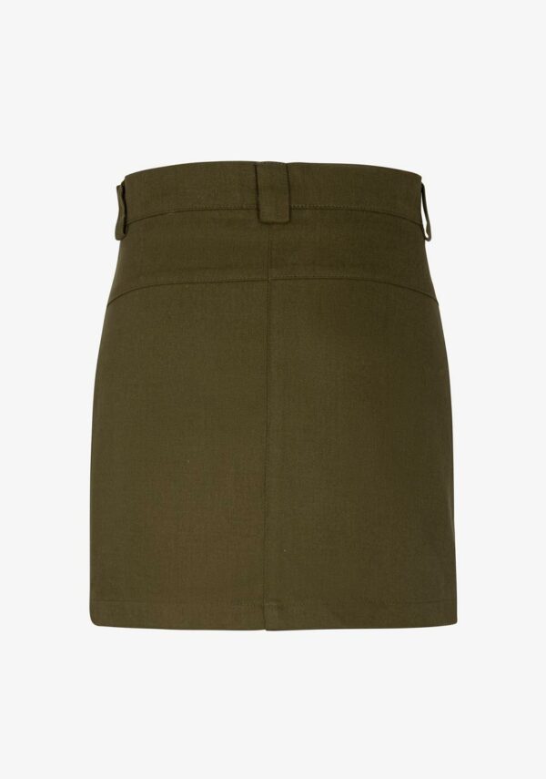 Gonna cargo in gabardina